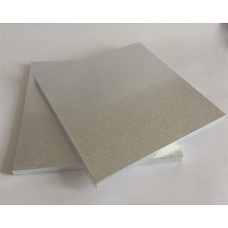 Cake Drum 30,5 cm (12 inch) QUADRAT 12 mm - Silber