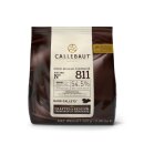 Callebaut Callets dunkle Schokolade 54,5 % Kuvertüre 400...