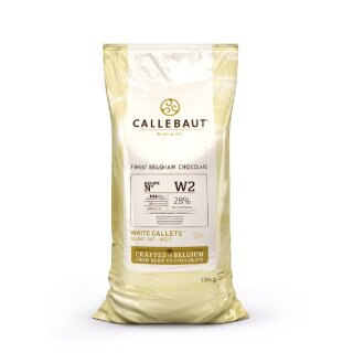 Callebaut Callets weiße Schokolade 28 % Kuvertüre 10 kg Beutel
