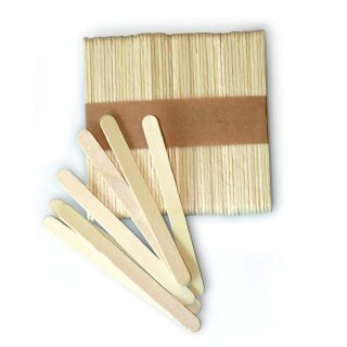 Mini Eis Stiele Sticks - 80 x 9 mm - 100 Stück
