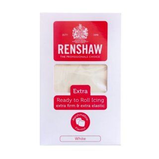 Renshaw Extra Rollfondant Marshmallow Flavour - weiß 1 Kg Flowpack