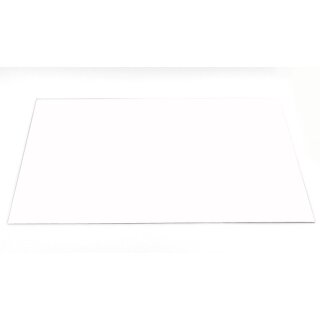 Cake Board Card 40 x 30 cm white rechteckig 3 mm