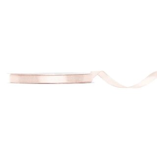 Dekoband Geschenkband Schleifenband 6mm, 25 M Rolle - Creme Zart Rosa