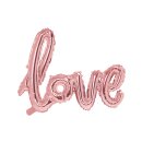 Folien Ballon Party Love 73 x 59 cm - Rose Gold