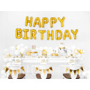 Folien Ballon Party Happy Birthday 340 x 35 cm - Gold