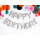 Folien Ballon Party Happy Birthday 340 x 35 cm - Silber 
