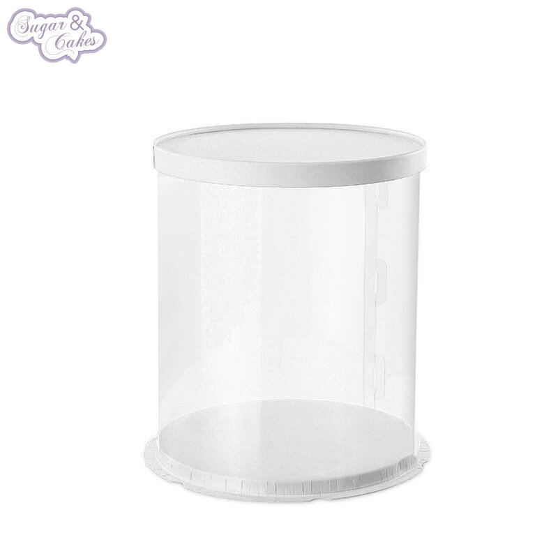 TA-VIGOR Boîte De Présentation En Acrylique Transparent, 25 X 25 X 20 Cm à Assembler - Cube De Rangement - Support De Rangement Anti-poussière Avec Base Blanche Pour Le Rangement D'objets De