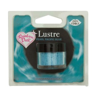Rainbow Dust edible Lustre alle Farben LUSTRE PEARL PACIFIC BLUE RETAIL