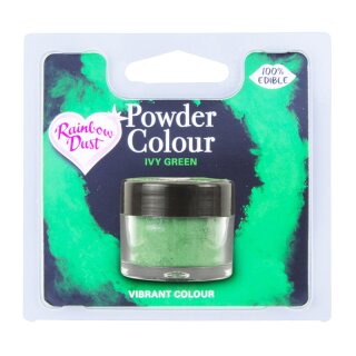 Puderfarbe Plain and Simple Lebensmittelfarbe POWDER COLOUR IVY GREEN RETAIL