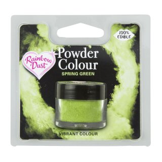 Puderfarbe Plain and Simple Lebensmittelfarbe POWDER COLOUR SPRING GREEN RETAIL