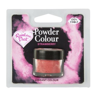 Puderfarbe Plain and Simple Lebensmittelfarbe POWDER COLOUR STRAWBERRY RETAIL