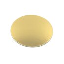Cake Board Card ø 20 cm GOLD rund 3 mm