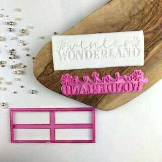 2 Set Cookie Cutter & Stamp - Winter Wonderland