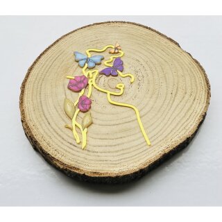 Cake Topper Line Art Silhouette - Butterfly
