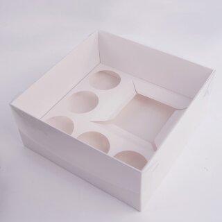 Bento 5er Cupcake Box Patisserie- 23 x 23  x 10 cm