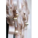 Dekoband Geschenkband Schleifenband 25mm, 25 M Rolle - Off White