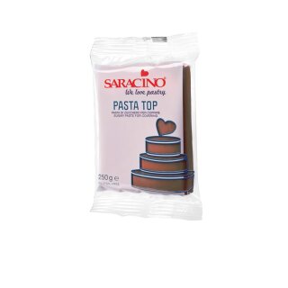 Saracino Rollfondant Pasta Top 250g - alle Farben Braun Top Paste 250g