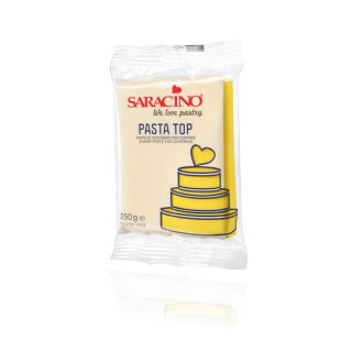 Saracino Rollfondant Pasta Top 250g - alle Farben Gelb Top Paste 250g