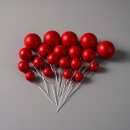 Ballons Bubbles Einstecker 20 Stk. - Rot