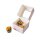 Cupcake Muffin Box 4er Cup 17 x 17 x 8 cm - PinkStripe