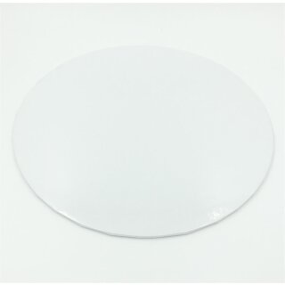 Cake Board Card ø 35 cm Weiß umgeschlagen rund 3 mm