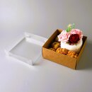 Bento 5er Cupcake Box Patisserie- 23 x 23  x 10 cm - KRAFT