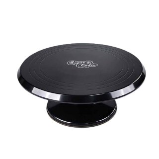 Profi - Drehteller Tortenplatte 31 cm - Schwarz