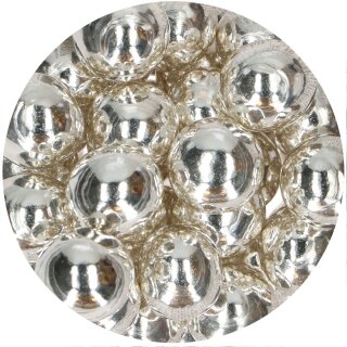 Choco Crispy Balls - Metallic Silver 130 gr.