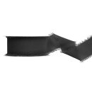 Chiffonband 40mm, 10 M -  Schwarz