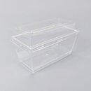 Dessert Mousse Becher mit Deckel 160 ml rechteckig - 25 Stk.