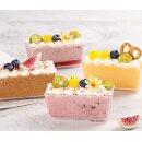 Dessert Mousse Becher mit Deckel 160 ml rechteckig - 25 Stk.