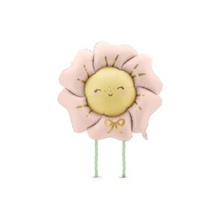 Folienballon Blume 104 x 104 cm - Rosa