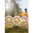 Folienballon Blume 104 x 104 cm - Rosa