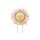 Folienballon Blume 104 x 104 cm - Rosa