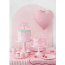Tortenständer 24 cm H 14,5 cm - Rosa