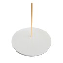Cake Drum mit Loch ø 30,5 cm (12 ich) WHITE