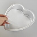 Herz Backpapier Zuschnitt 100 Stk. - 15 cm