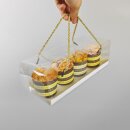 Verpackung Transparent mit Tragekordel - 27,5 x11 x 9,5 cm