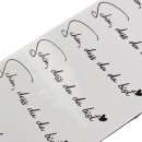 Transfer Spruch-Labels -  Schön, daß du da bist
