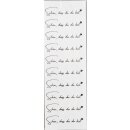 Transfer Spruch-Labels -  Schön, daß du da bist