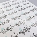 Transfer Spruch-Labels -  Happy Birthday