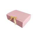 Patisserie Verpackung Box mit Schleife 27 x 20 x 8 cm - ROSA