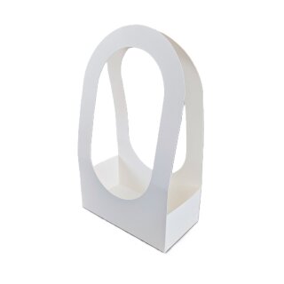 Geschenk Patisserie Box 22 x 12 x 38 cm - WEISS