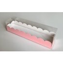 Macaron Box 19 x 5 x 5 cm - PET + Karton ROSA