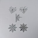 6 tlg. Cake Topper Halloween - Spinnennetze