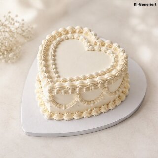 HEART Cake Drum ø 30,5 cm (12 inch), 12 mm WHITE