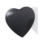 HEART Cake Board 30,5 cm (12 ich) - BLACK SPARKLE