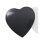 HEART Cake Board 30,5 cm (12 ich) - BLACK SPARKLE