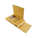 10 Stk. Cookie Postcard Box 10x12,5x2 cm - Kraft