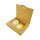 10 Stk. Cookie Postcard Box 10x12,5x2 cm - Kraft